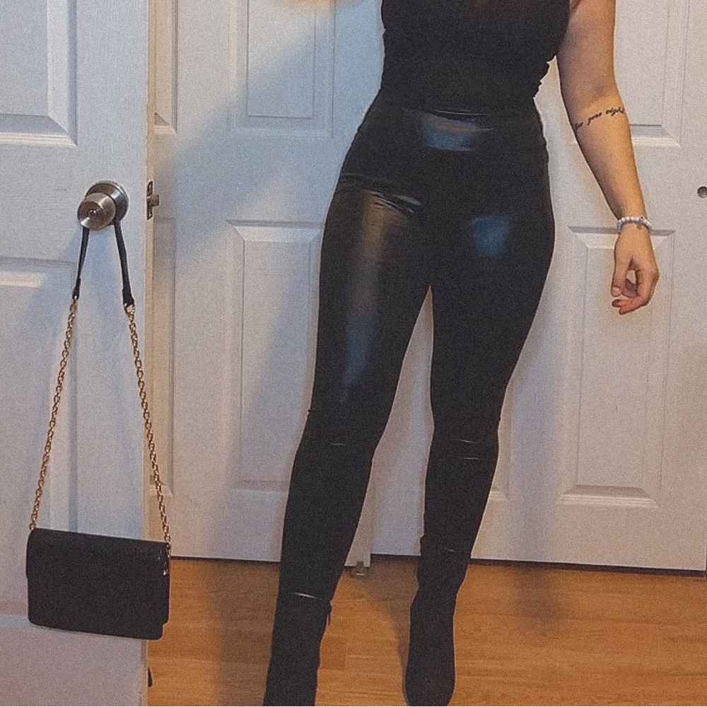 Francesca’s Collections Faux Leather Leggings